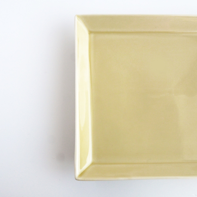 リム長角プレート 22.5cm 金善製陶所