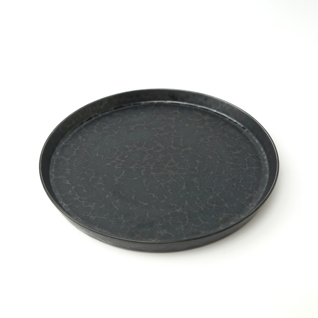 反りプレート 黒陶 16cm-24cm [3サイズ]