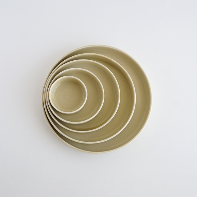 バーチカルプレート 黄磁 [5cm-15cm] 5サイズ