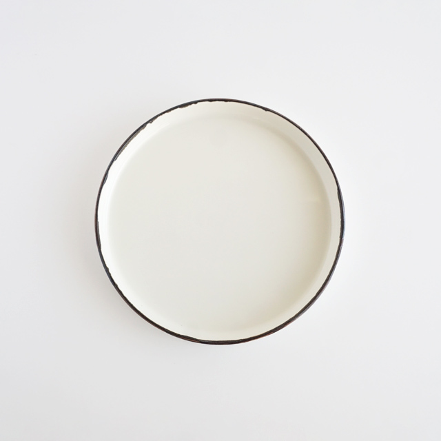 バーチカルプレート ホワイト釉サビ [5cm-15cm] 5サイズ