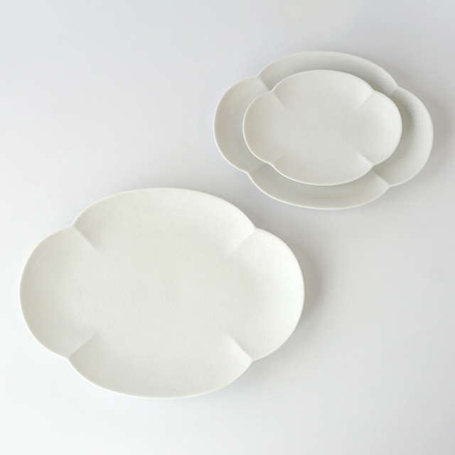楕円木甲皿 スノー [14.5cm-25.5cm] 3サイズ