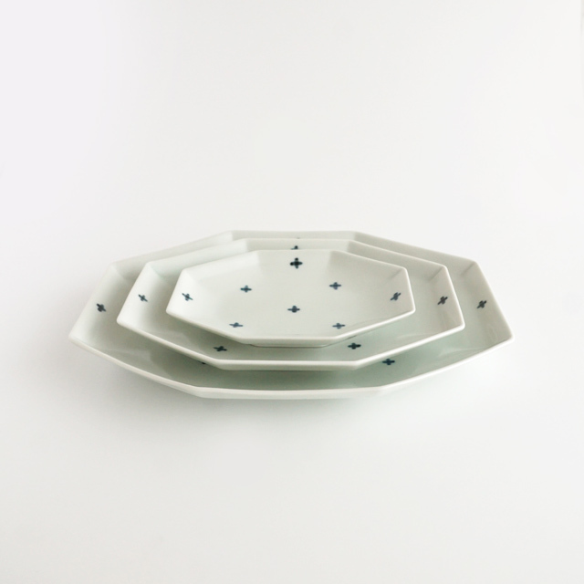長八角皿 金善製陶所 金善窯 有田焼