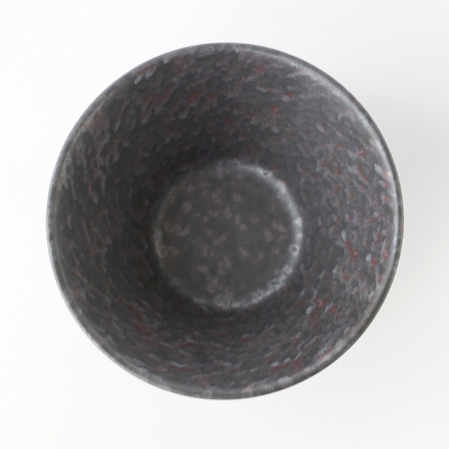 18cm 反型丼 黒サビ絞り