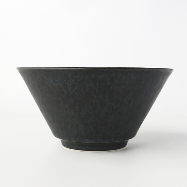 18cm 反型丼 黒陶