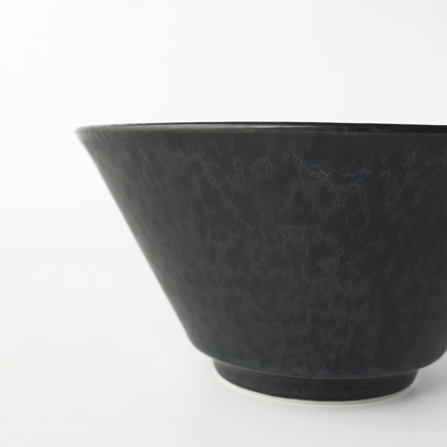 18cm 反型丼 黒陶