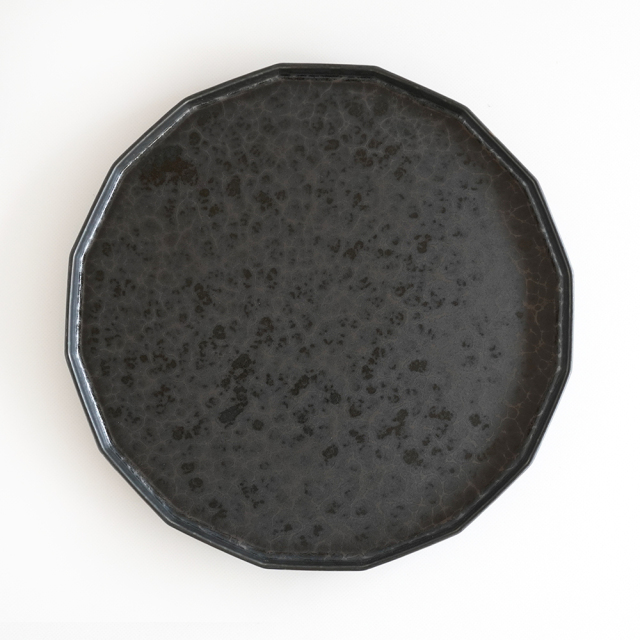 本日限定セール！ma pottery 黒六角プレート４枚 本日限定セール！ma pottery 黒六角プレート4枚 本日限定セール！ma