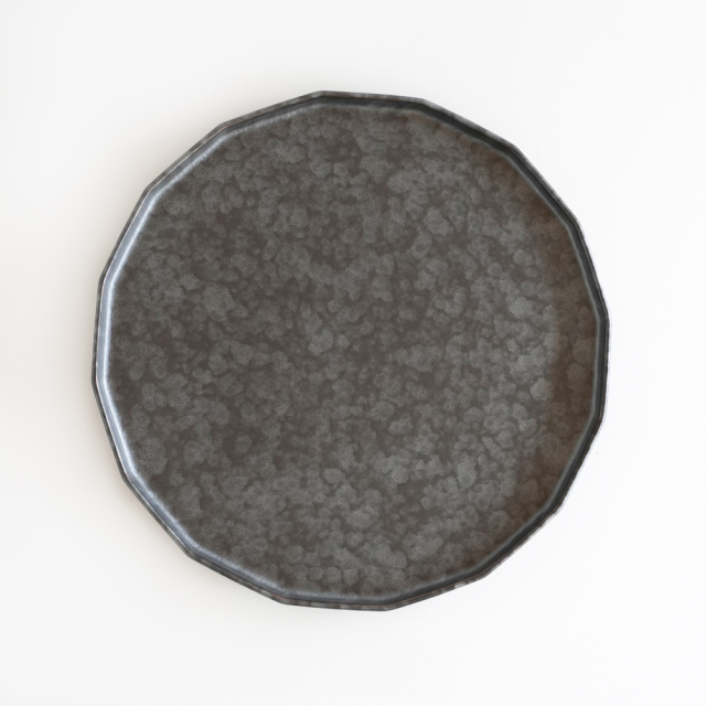 本日限定セール！ma pottery 黒六角プレート４枚 Hikari - 黒呉須 - 長角皿