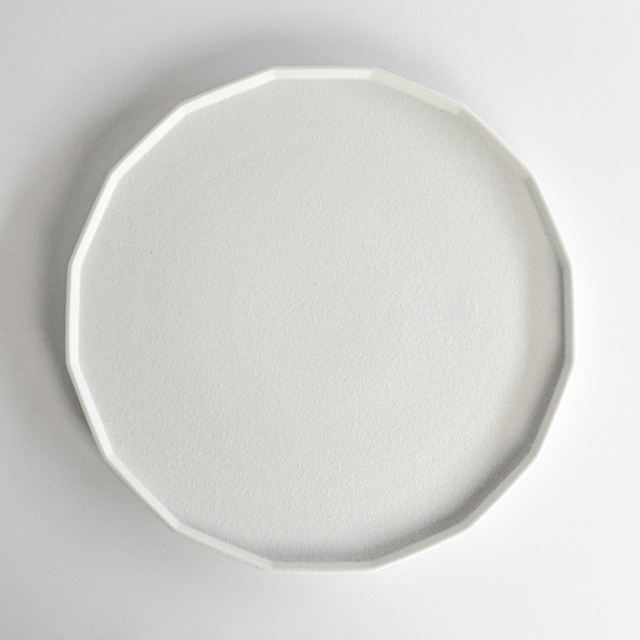 十六角プレート スノー【3サイズ】（15.5cm-23.5cm）