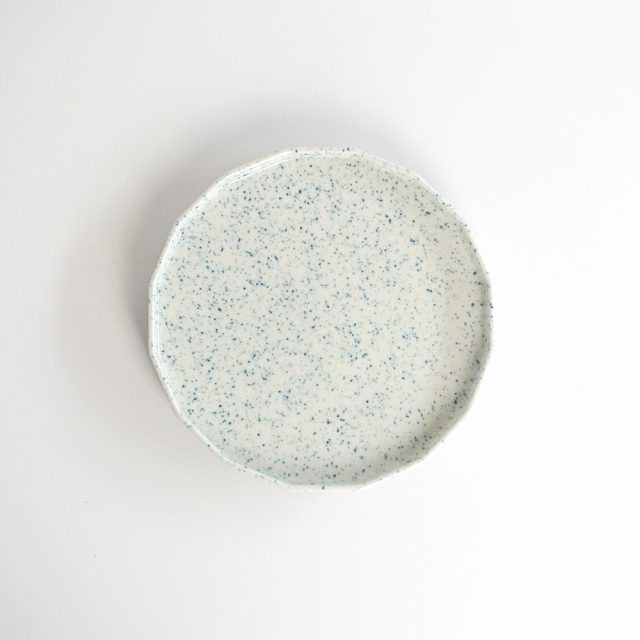 十六角プレート 呉須散【3サイズ】（15.5cm-23.5cm）