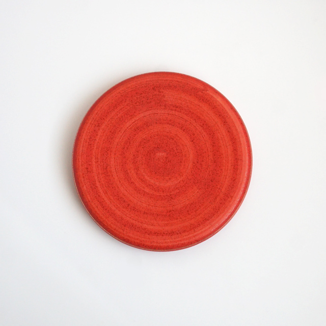 サークルプレート 朱赤金 [10cm-26cm]5サイズ
