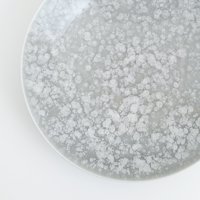 24cm平ボウル グレーうのふ