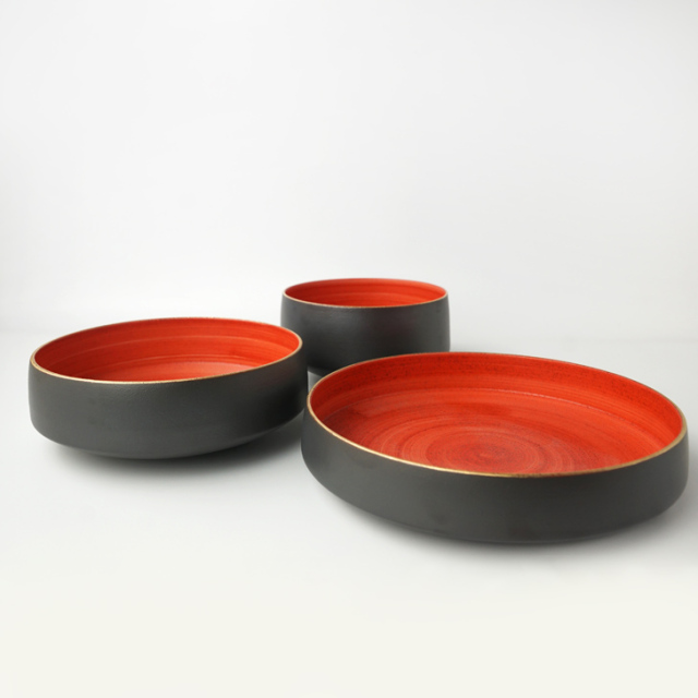 KANG ポール　赤　中古 台形ボール 朱赤金 [3サイズ] (14.5cm-21cm)