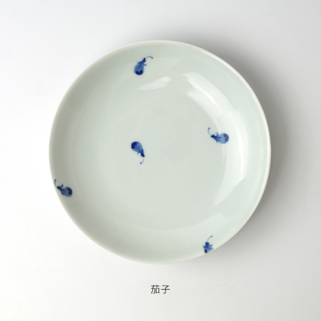 陶芸 クリーム色と青の深皿 約30cm 信楽焼 皿A (S）トルコブルー プレート 陶器 和食器 陶芸 釉薬