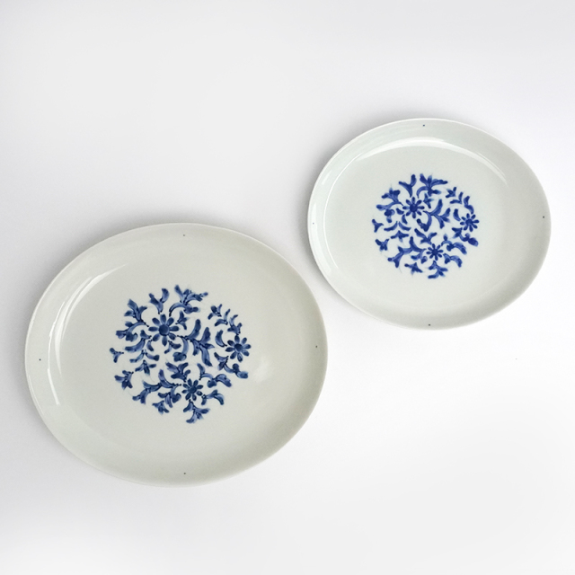 値下げ！cogu オーバルプレート2点セット