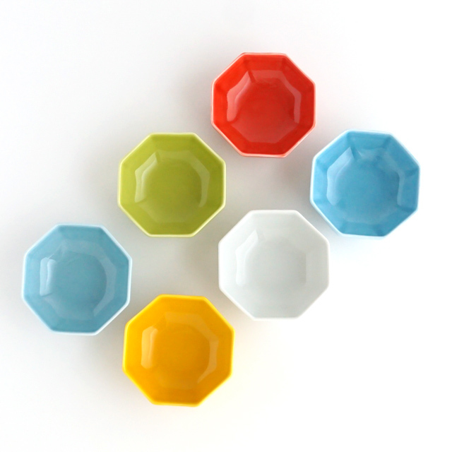 八角小鉢M アウトレット］豆八角小鉢（6色）