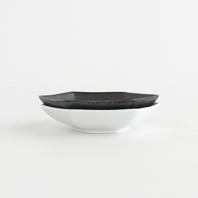 アウトレット]六角小皿(2色)