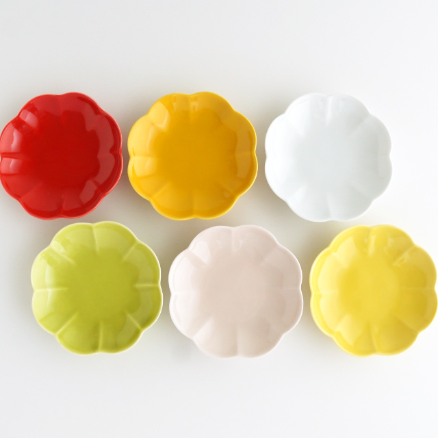 セール アウトレット 金善製陶所 菊 小皿