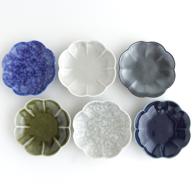 セール アウトレット 金善製陶所 菊 小皿