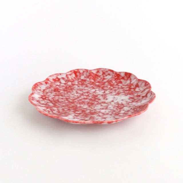 アウトレット] 菊割皿 19cm (4色)