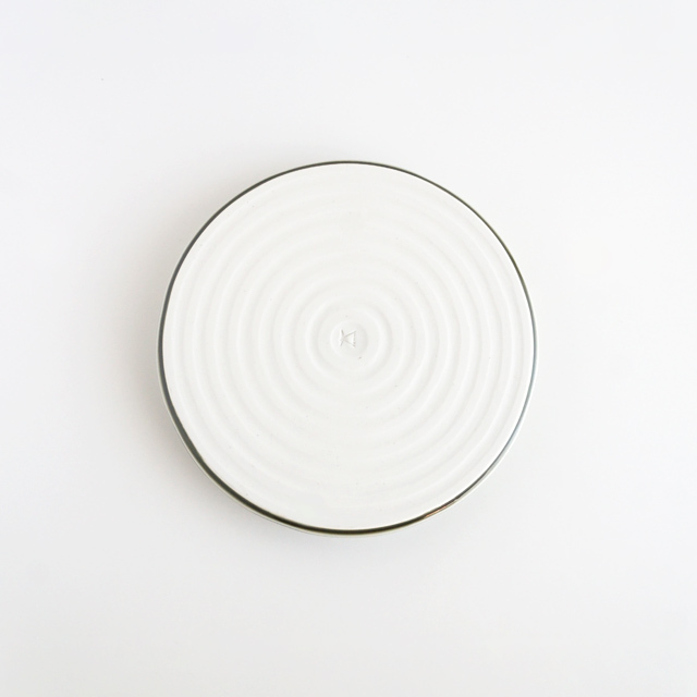 バーチカルプレート ホワイト釉サビ [5cm-15cm] 5サイズ