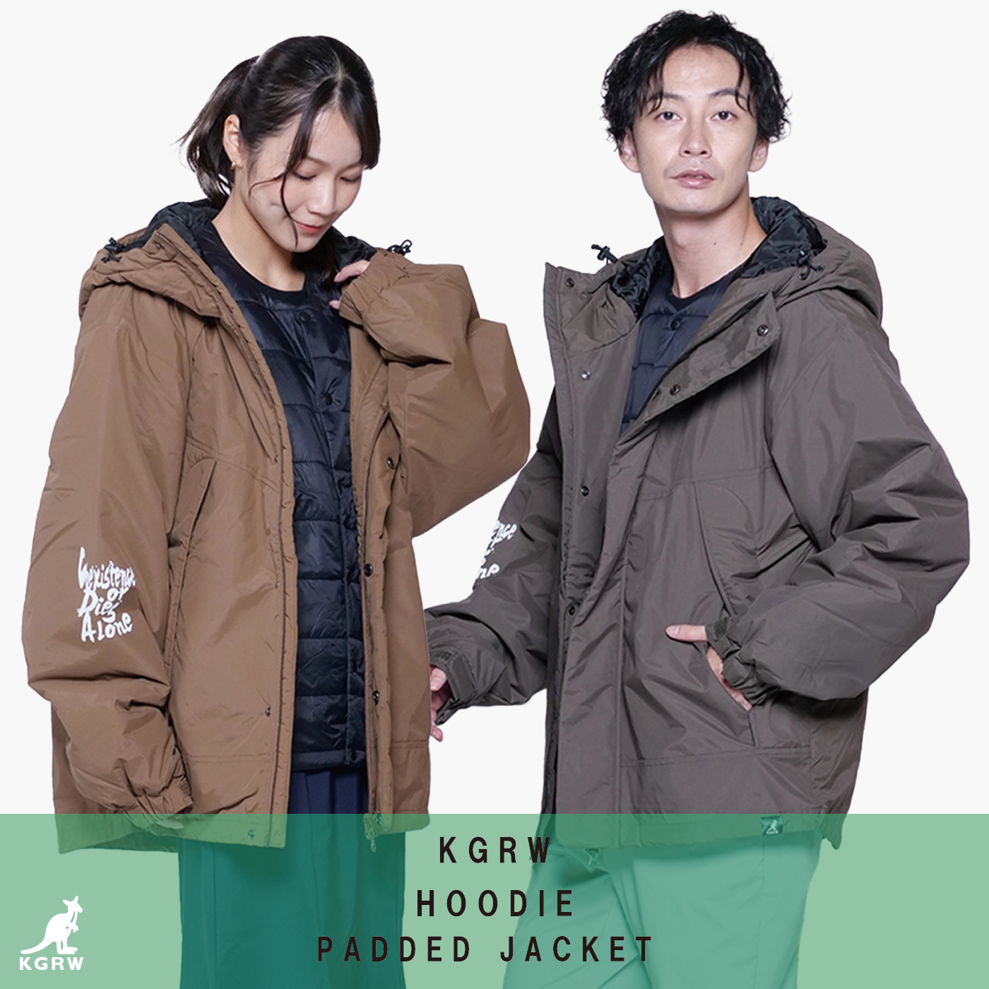 KGRW フーディ中綿ジャケット