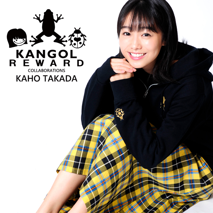 【完全受注生産】   高田夏帆×KANGOL REWARD コラボZIPパーカー