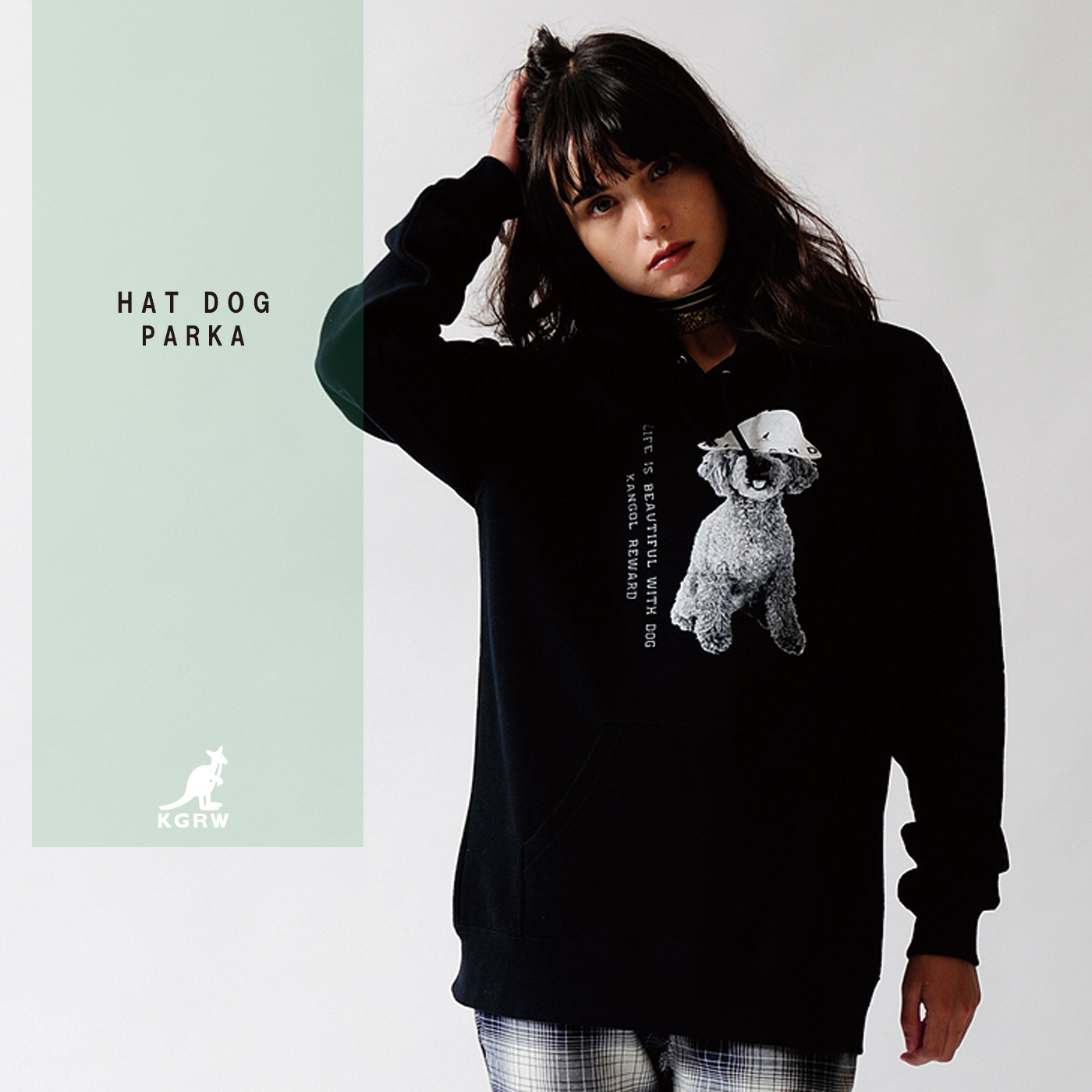 KANGOL REWARD HAT DOG パーカー