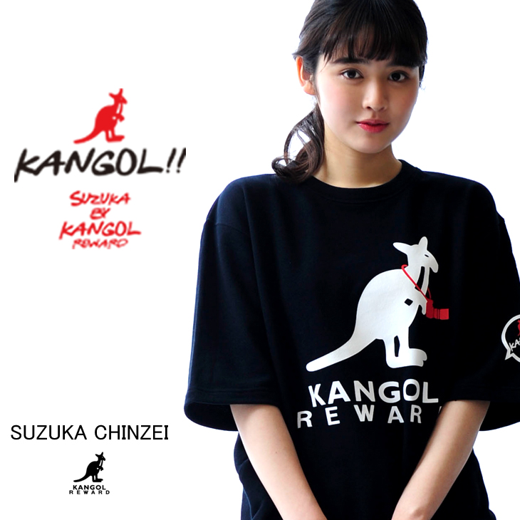 【完全受注生産  鎮西寿々歌×KANGOL REWARDコラボアイテム】 Camera半袖トレーナー