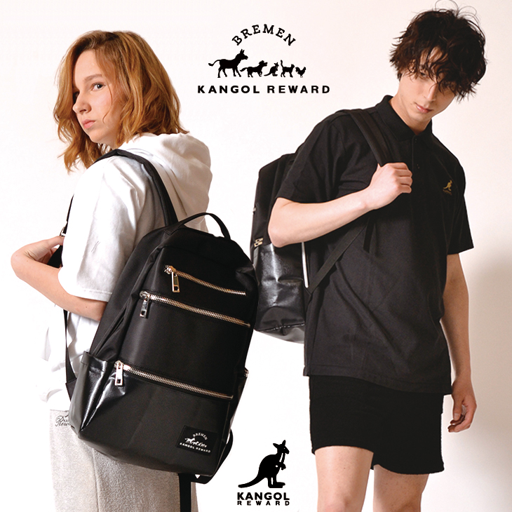 【完全受注生産】   BREMEN×KANGOL REWARD コラボレーション第二弾◆  コラボデイバッグ