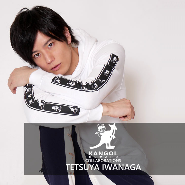 【完全受注生産】   岩永徹也×KANGOL REWARD コラボレーション企画！◆  コラボプルオーバーパーカー
