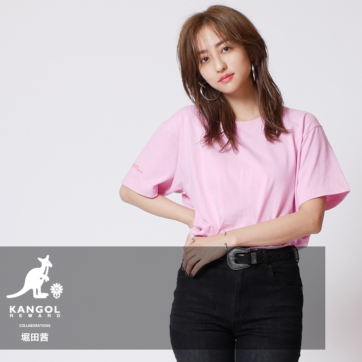 【完全受注生産】 堀田茜×KANGOL REWARD コラボ半袖Tシャツ