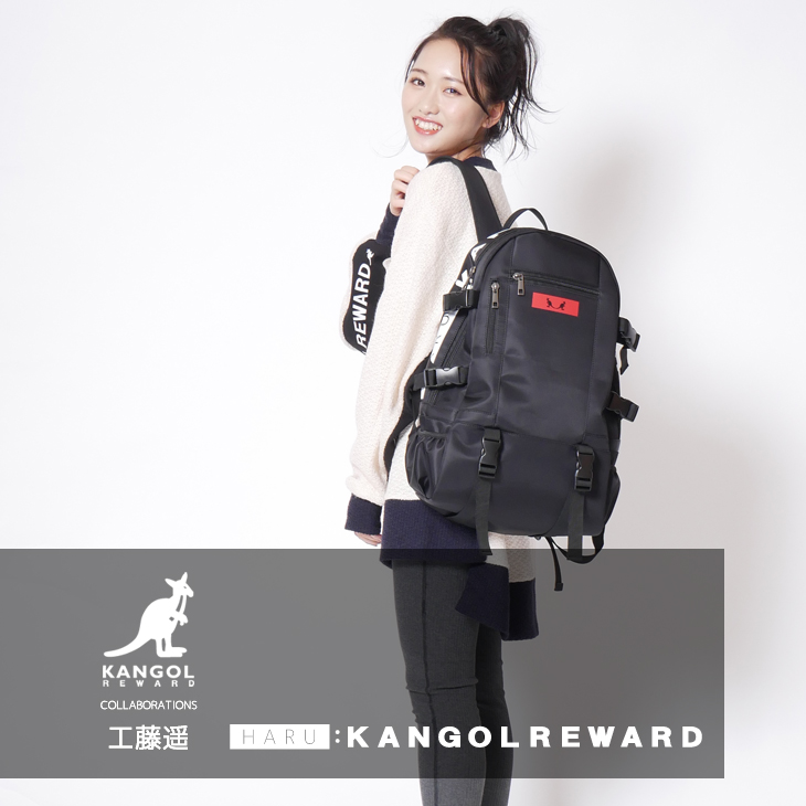 【完全受注生産】   工藤遥×KANGOL REWARDコラボ　リュック