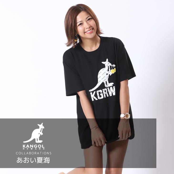 【完全受注生産】 あおい夏海×KANGOL REWARD コラボ半袖Tシャツ