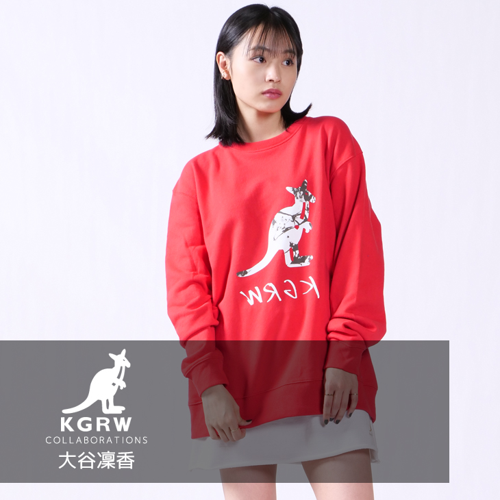 【完全受注生産】  大谷凜香×KANGOL REWARDコラボ　トレーナー