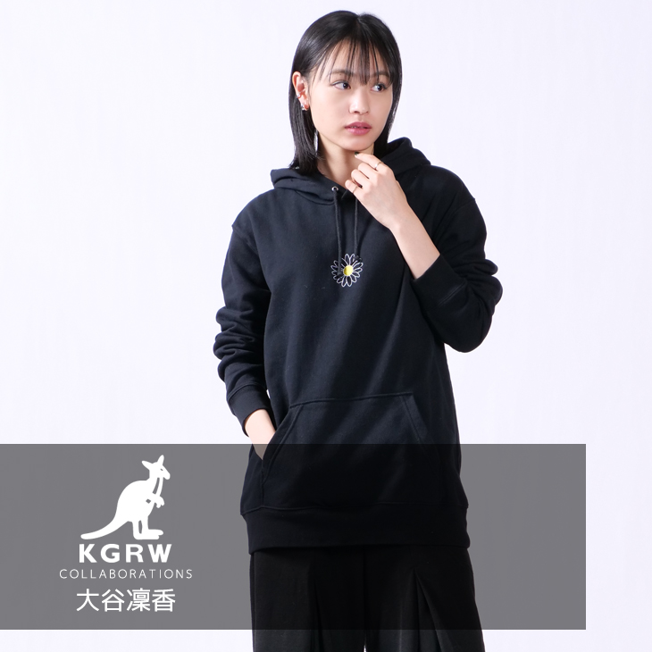 【完全受注生産】 大谷凜香×KANGOL REWARDコラボ　プルオーバーパーカー