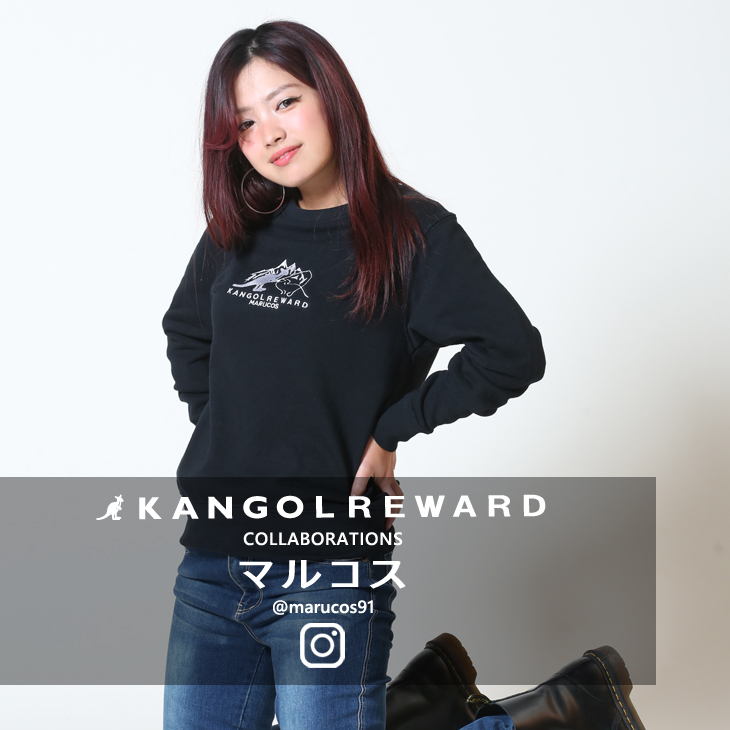 【完全受注生産】 マルコス×KANGOL REWARD インフルエンサーコラボトレーナー
