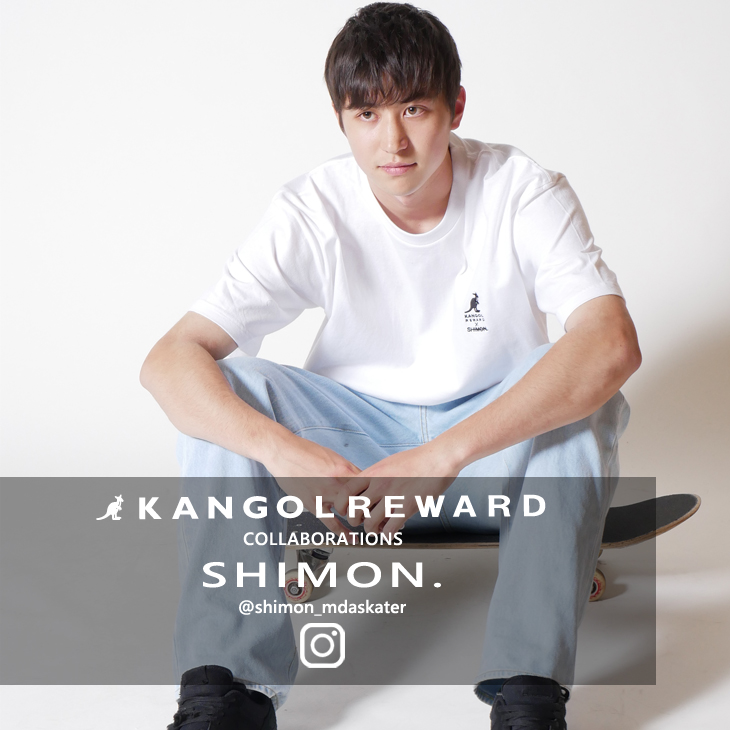 【完全受注生産】  SHIMON×KANGOL REWARD コラボ半袖Tシャツ