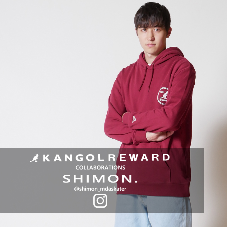 【完全受注生産】 SHIMON.×KANGOL REWARD コラボパーカー