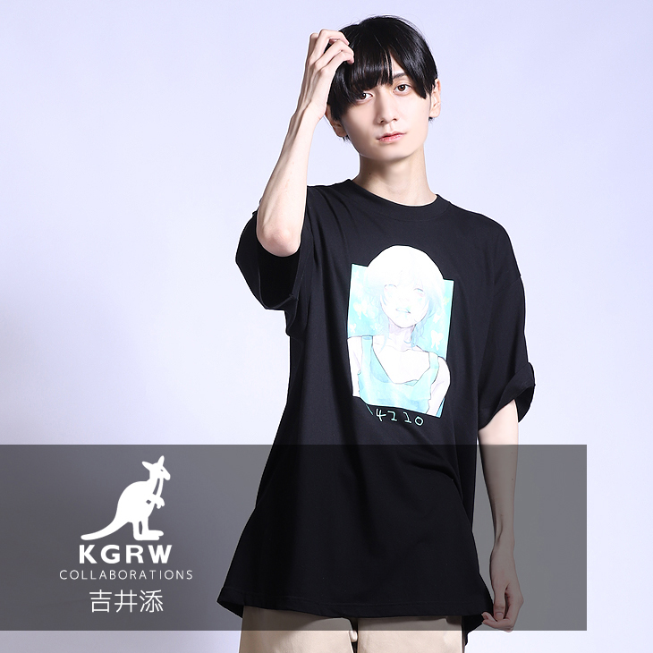 【完全受注生産】  吉井添×KANGOL REWARD コラボ半袖Tシャツ