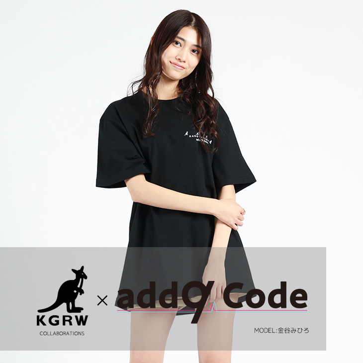 【完全受注生産】 add9 Code×KANGOL REWARD コラボ半袖Tシャツ