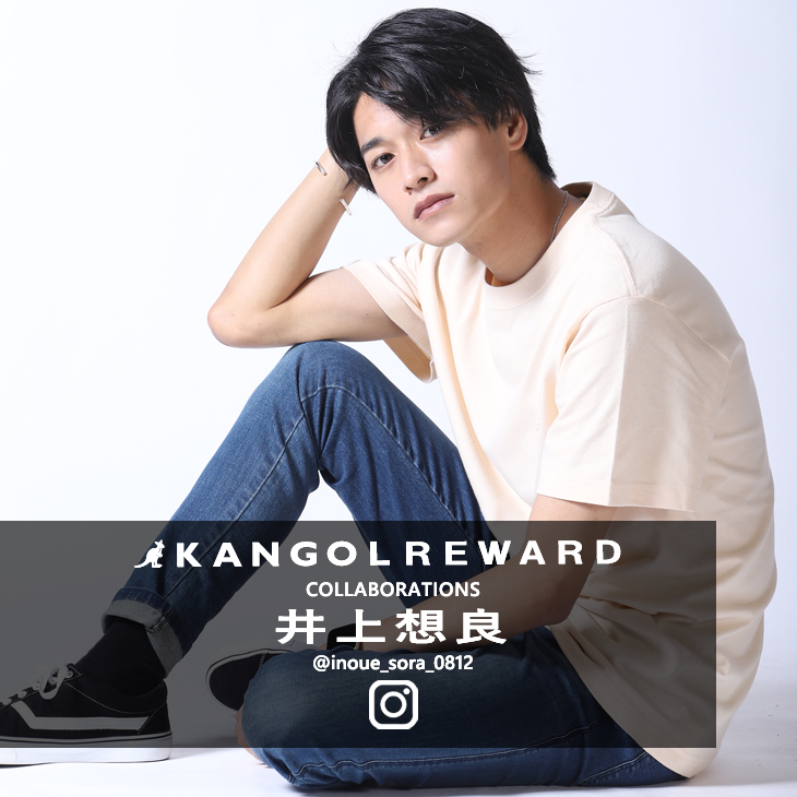 【完全受注生産】 井上想良×KANGOL REWARD コラボ半袖Tシャツ