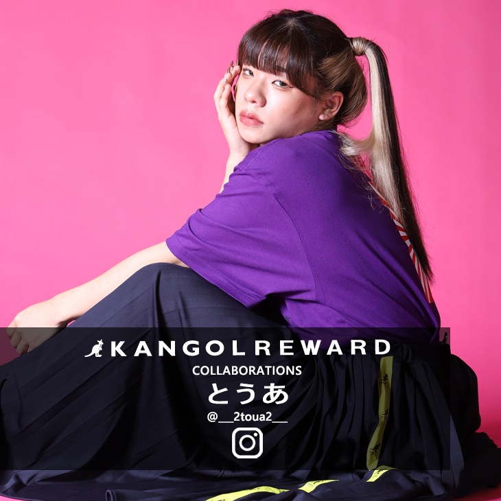【完全受注生産】 とうあ×KANGOL REWARD コラボ半袖Tシャツ