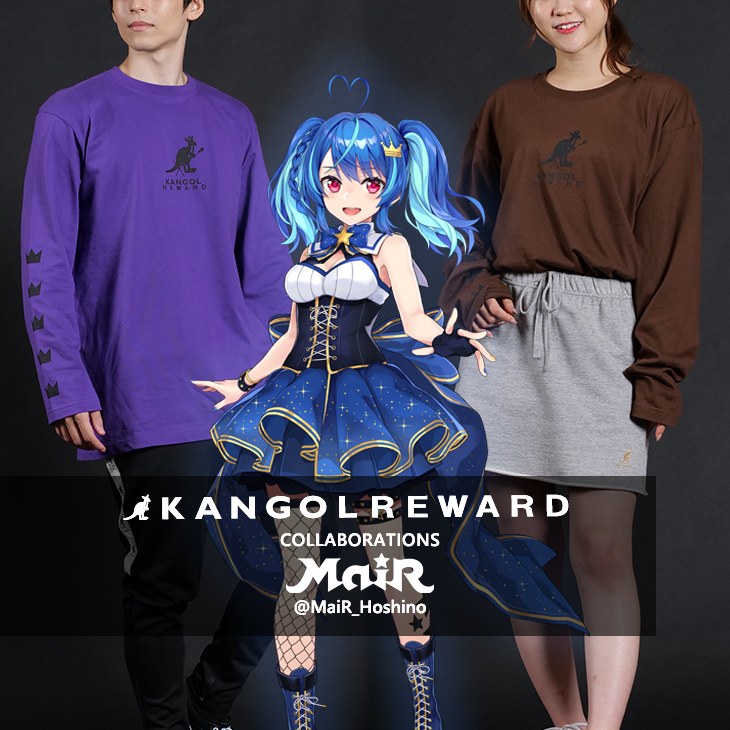 【完全受注生産】MaiR×KANGOL REWARD  コラボ長袖Tシャツ
