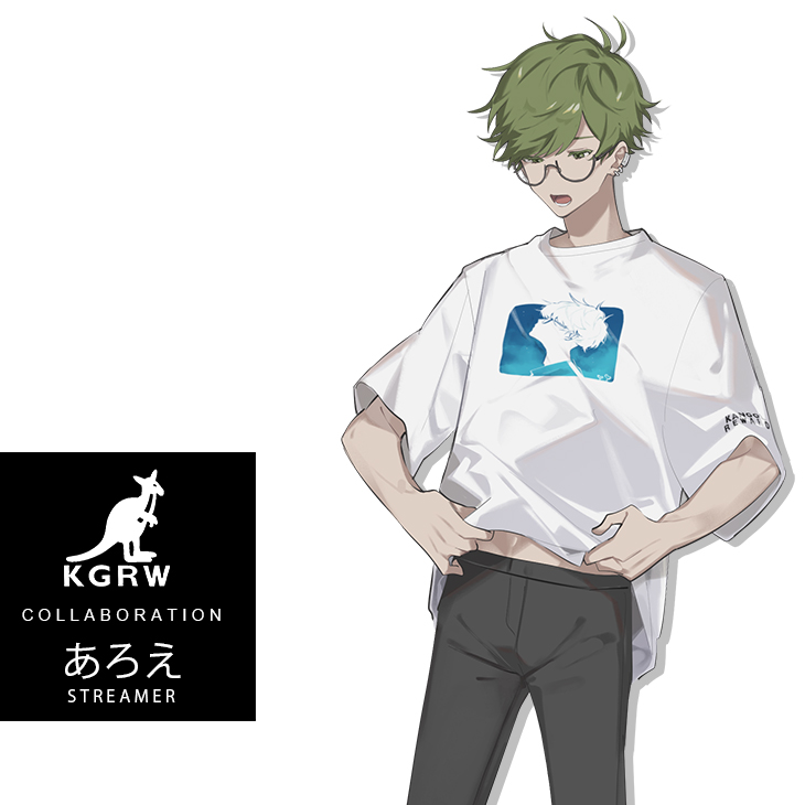 【完全受注生産】 あろえ×KANGOL REWARD コラボ半袖Tシャツ