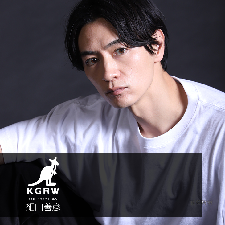 【完全受注生産】  細田善彦×KANGOL REWARD コラボ半袖Tシャツ