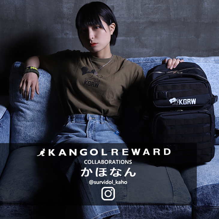 【完全受注生産】  さばいどる かほなん×KANGOL REWARDコラボ企画第4弾！ コラボリュック◆さばいどる かほなん