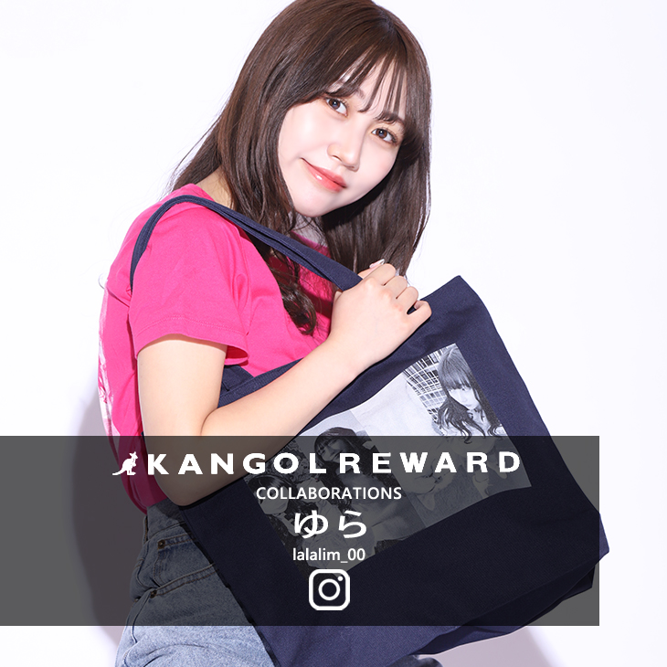 【完全受注生産】ゆら × KANGOL REWARDコラボ　トートバッグ