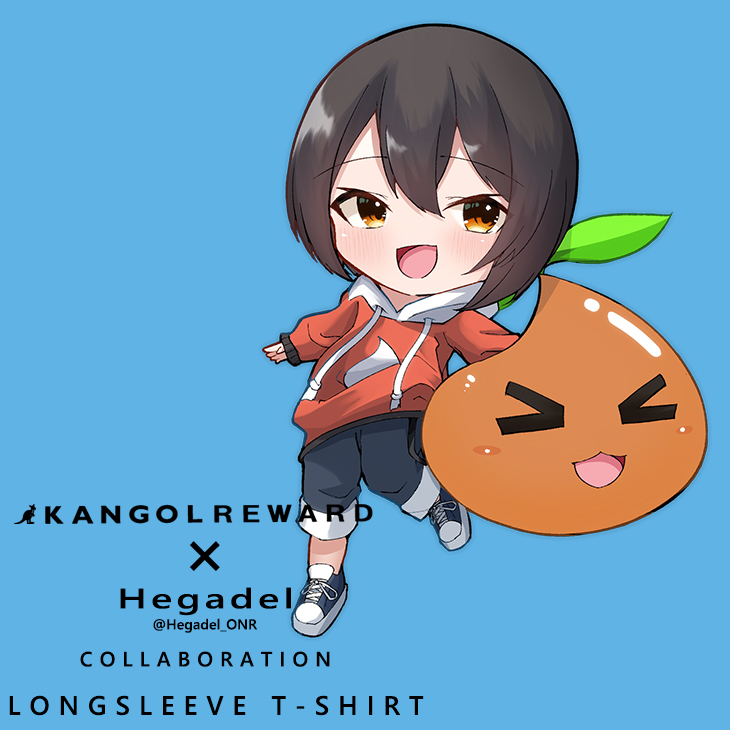 【完全受注生産】 Hegadel×KANGOL REWARDコラボ　長袖Tシャツ