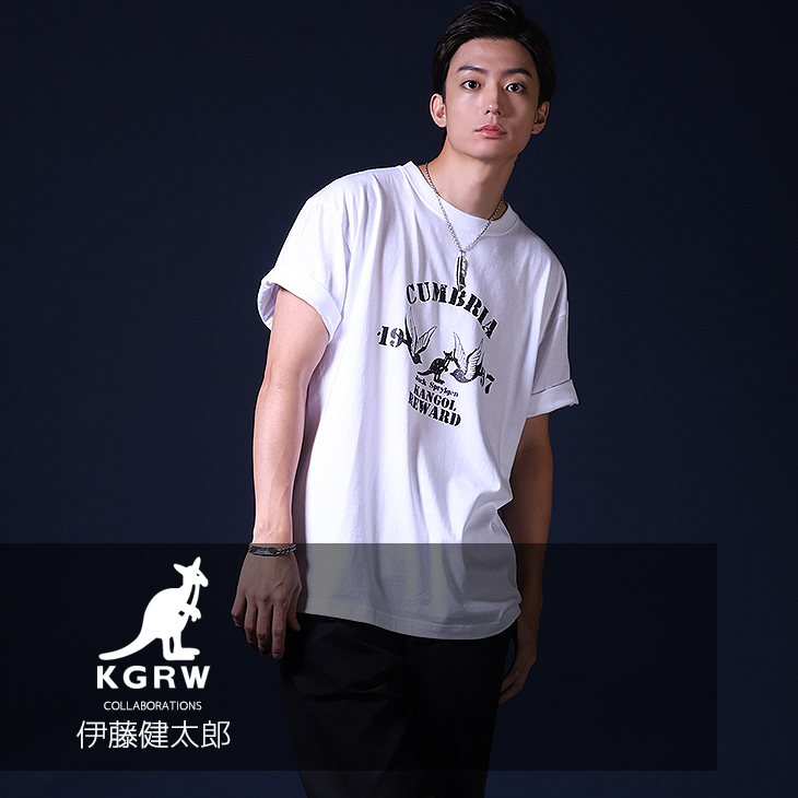 【完全受注生産】  伊藤健太郎×KANGOL REWARD コラボ半袖Tシャツ