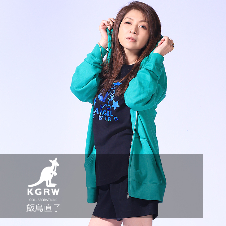 【完全受注生産】  飯島直子×KANGOL REWARDコラボ ZIPパーカー